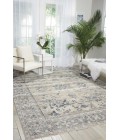 kathy ireland Home Malta Area Rug MAI05-Ivory/Blue