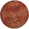 Nourison Somerset - St74 Flame Area Rug 3 ft. 6 in. X Round