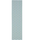 Nourison Twist Reversible Aqua TWS01 8 ft. Rect. Rug