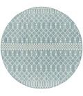 Nourison Positano Aqua POS02 8 ft. X Round Rug