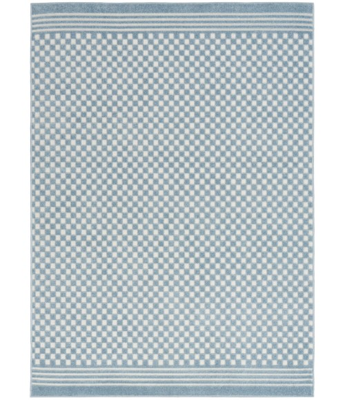 Nourison Casual Blue CSU02 3 ft. 11 in. X 5 ft. 11 in. Rect. Rug
