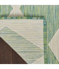 Nourison Positano Blue Green POS04 2 ft. X 6 ft. Rect. Rug