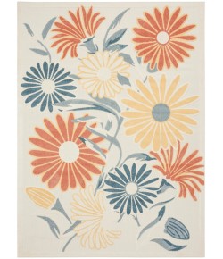 Nourison Aloha Ivory Rose ALH33 9 ft. X 12 ft. Rect. Rug