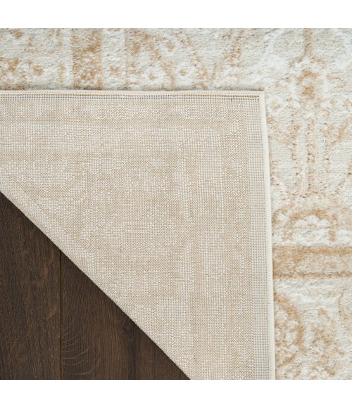 Nourison Dekor Cream Beige DEK03 4 ft. X 6 ft. Rect. Rug
