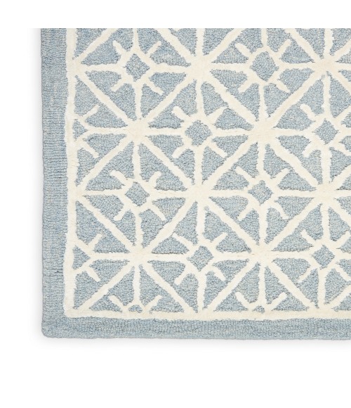 Nicole Curtis Series 2 Area Rug SR201 Light Blue