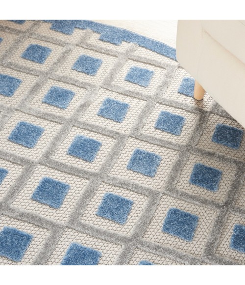 Nourison Aloha Area Rug ALH26-Blue/Grey