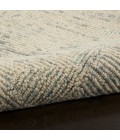 Nourison Vail Ivory Grey Teal VAI04 3 ft. 9 in. X 5 ft. 9 in. Rect. Rug