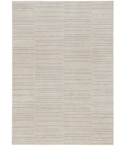 Nourison Santa Cruz Ivory Grey SCZ02 5 ft. 3 in. X 7 ft. 3 in. Rect. Rug