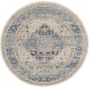 Nourison Vintage Kashan - Vka07 Ivory Blue Area Rug 4 ft. X Round