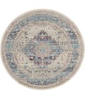 Nourison Vintage Kashan Area Rug VKA07-Ivory Blue