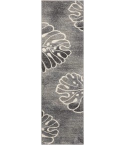 Nourison Maxell - Mae04 Grey Area Rug 2 ft. 2 X 7 ft. 6 Rectangle
