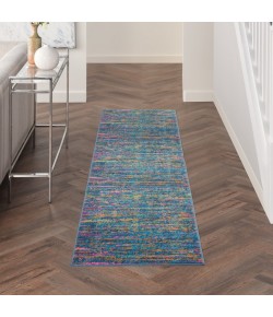 Nourison Passion - Psn35 Blue Multicolor Area Rug 1 ft. 10 X 6 ft. Rectangle
