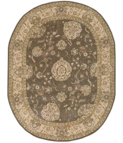 Nourison 2000 - 2259 Grey Area Rug 7 ft. 6 in. X 9 ft. 6 in. Oval Oval