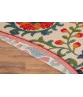 Nourison Aloha Red Multicolor ALH17 5 ft. 3 in. Round Rug