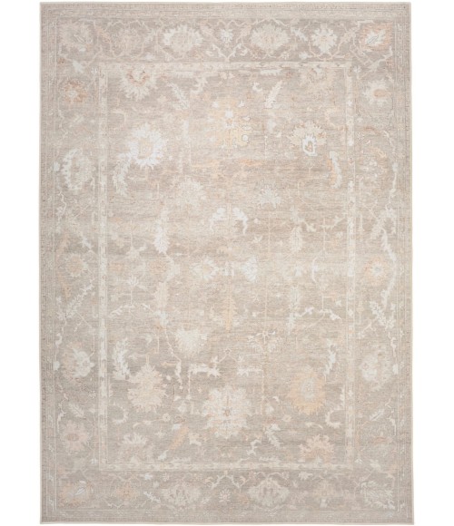Nourison Vintage Washables Grey VWS09 5 ft. 3 in. X 7 ft. 3 in. Rect. Rug