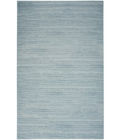 Nourison Washable Essentials Aqua WAE01 6 ft. X 9 ft. Rectangle Rug