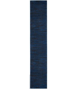Nourison Essentials - Nre01 Midnight Blue Area Rug 2 ft. 2 in. X 14 ft. Runner