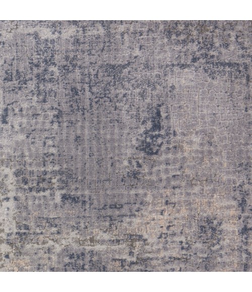 Nourison Rustic Textures Area Rug RUS06 Grey/Beige 7'10" Round