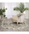 Nourison Twilight Round Area Rug TWI03 Ivory/Grey 8' Round