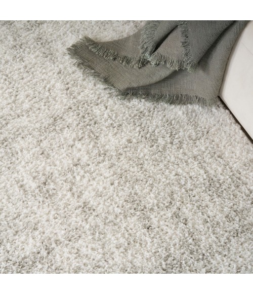 Nourison Modern Shag Ivory Grey MMD06 7 ft. 10 in. X 9 ft. 10 in. Rect. Rug