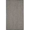 Nourison Courtyard Black White COU01 3 ft. X 5 ft. Rect. Rug