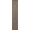 Nourison Tulum Brown TLM02 2 ft. 2 in. X 8 ft. Rect. Rug