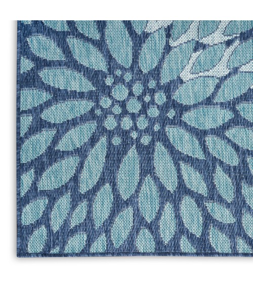 Nourison Garden Oasis Navy GOA06 3 ft. X 5 ft. Rect. Rug