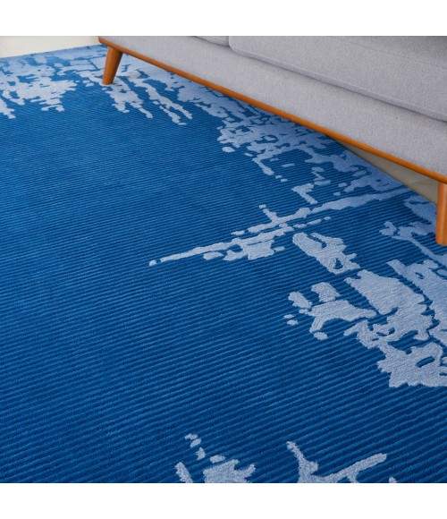 Nourison SYMMETRY Area Rug Nourison Symmetry Area Rug SMM02-Navy Blue
