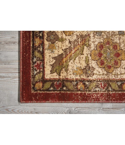Nourison DELANO Area Rug Nourison Delano Area Rug DEL05-Brick
