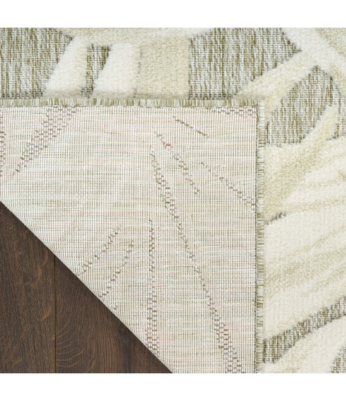 Nourison Aloha Ivory Sage ALH43 5 ft. 3 in. X 7 ft. 5 in. Rect. Rug