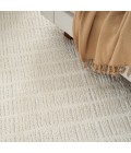 Nourison Cozy Modern Ivory Grey CMD03 3 ft. 11 in. X 5 ft. 11 in. Rect. Rug