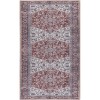 Nicole Curtis Machine Washable Series 1 Brick Ivory SR104 2 ft. 2 in. X 10 ft. Rectangle Rug