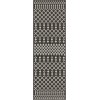 Nourison Positano Black POS02 2 ft. X 6 ft. Rect. Rug
