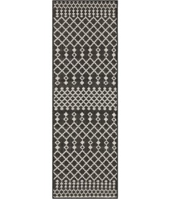 Nourison Positano Black POS02 2 ft. X 6 ft. Rect. Rug