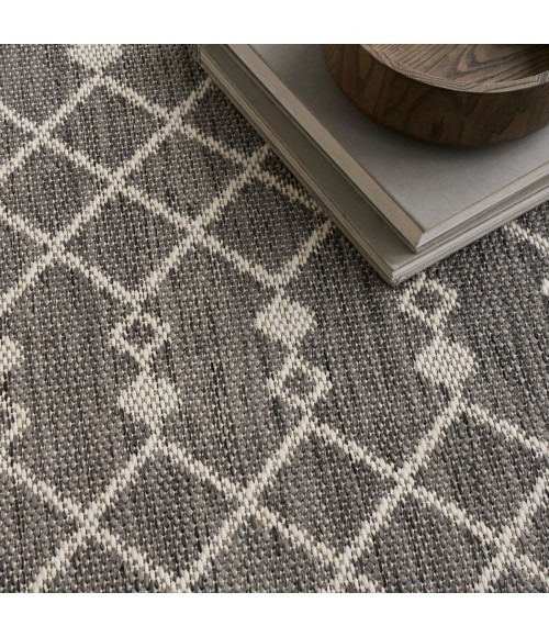 Nourison Positano Charcoal POS02 4 ft. X 6 ft. Rect. Rug