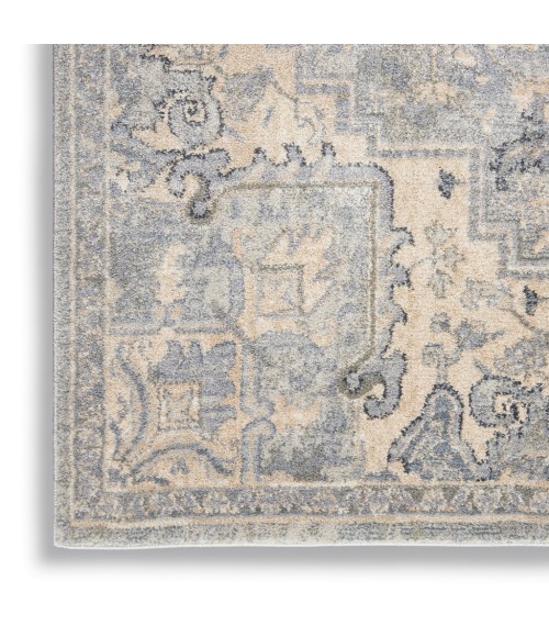 Nourison MOROCCAN CELEBRATION Area Rug kathy ireland Home Moroccan Celebration Area Rug KI382-Silver