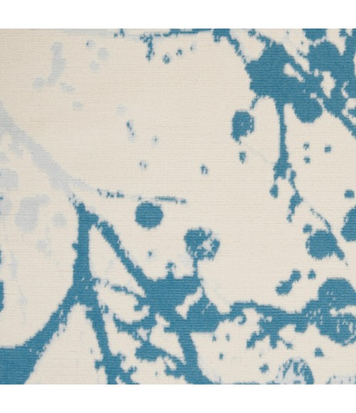 Nourison Jubilant Area Rug JUB12-Ivory/Blue