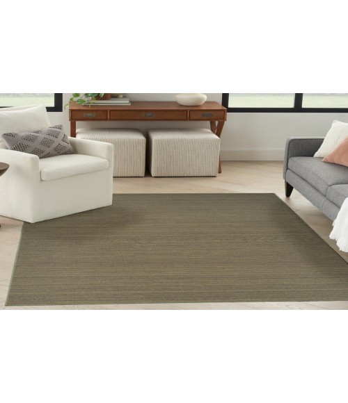 Nourison Washable Essentials Green WAE01 4 ft. X 6 ft. Rectangle Rug