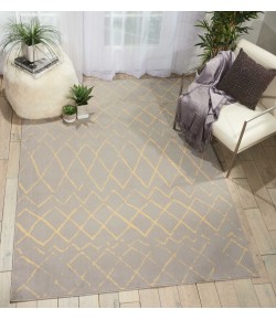 Nourison Home Grafix GRF04 Grey 5 ft. 3 in. X 7 ft. 3 in. Area Rug