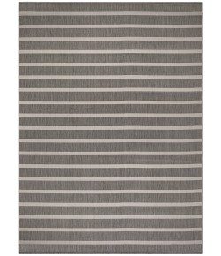 Nourison Positano Charcoal Ivory POS03 9 ft. X 12 ft. Rect. Rug