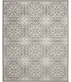 Nourison Jubilant - Jub06 Ivory Grey Area Rug 8 ft. 6 X 12 ft. Rectangle