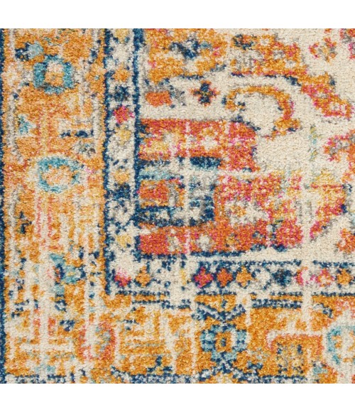 Nourison Passion Runner Area Rug PSN23-Ivory/Yellow