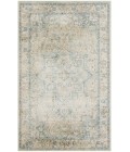 Nourison Astra Machine Washable Light Blue ASW12 2 ft. 2 in. X 4 ft. Rectangle Rug