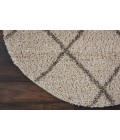 Nourison Brisbane Round Area Rug BRI03-Cream