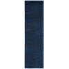 Nourison Essentials - Nre01 Midnight Blue Area Rug 2 ft. X 6 ft. Rectangle