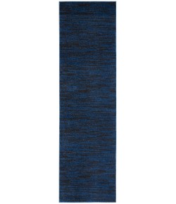 Nourison Essentials - Nre01 Midnight Blue Area Rug 2 ft. X 6 ft. Rectangle