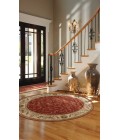 Nourison Somerset Round Area Rug ST02-Red