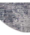 Nourison Rustic Textures Area Rug RUS05 Grey 5'3" Round