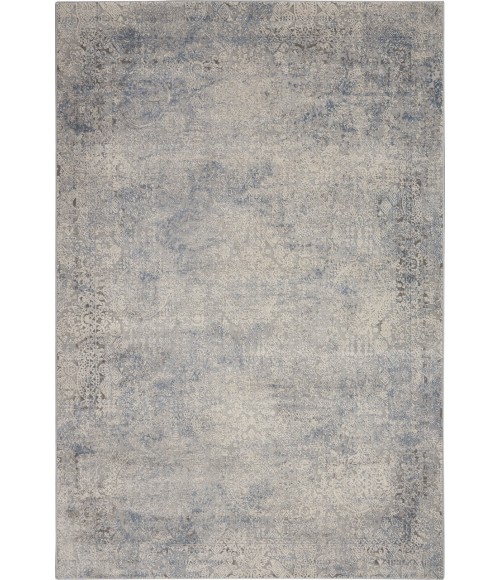 Nourison RUSTIC TEXTURES Area Rug Nourison Rustic Textures Area Rug RUS09-Ivory/Light Blue