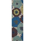 Nourison Home & Garden Runner Area Rug RS021-Light Blue